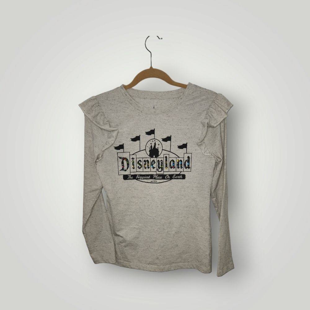 Disney Gray Long Sleeve Tee